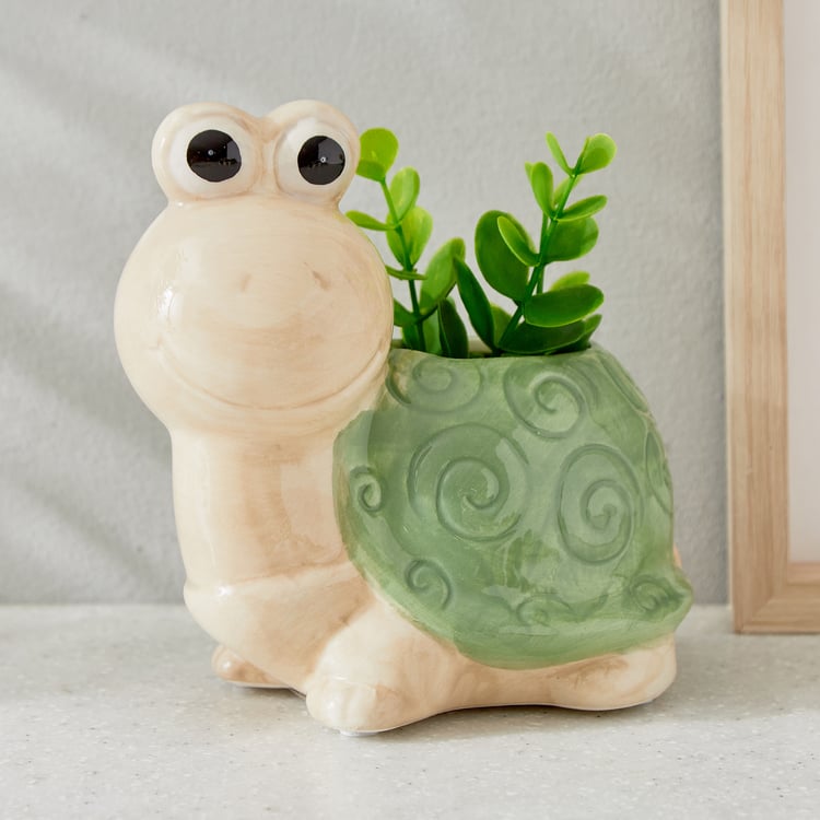 Gloria Seasons Ceramic Turtle Planter