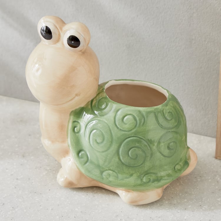 Gloria Seasons Ceramic Turtle Planter