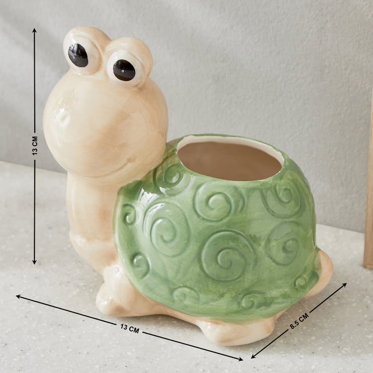 Gloria Seasons Ceramic Turtle Planter