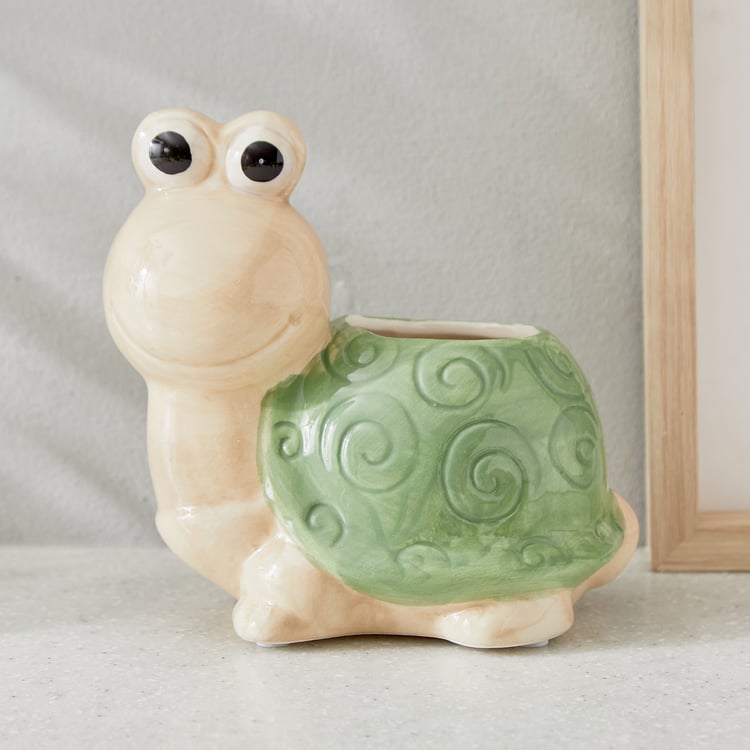 Gloria Seasons Ceramic Turtle Planter