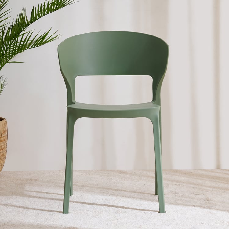 Capri Polypropylene Chair - Green