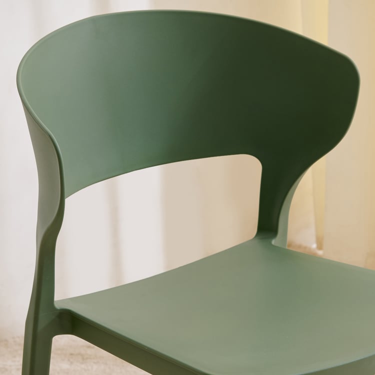 Capri Polypropylene Chair - Green