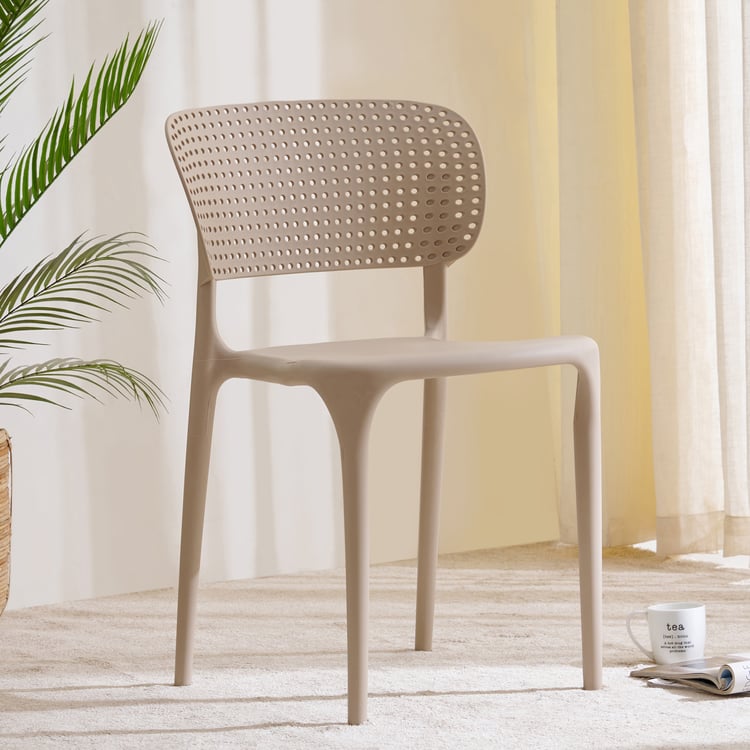 Gracia Polypropylene Chair - Beige