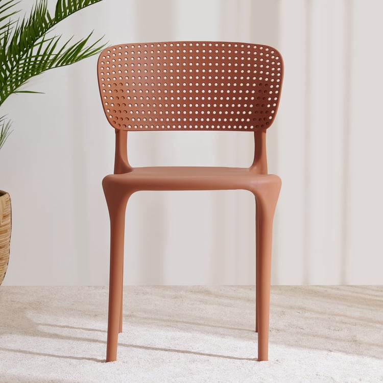 Gracia Polypropylene Chair - Rust