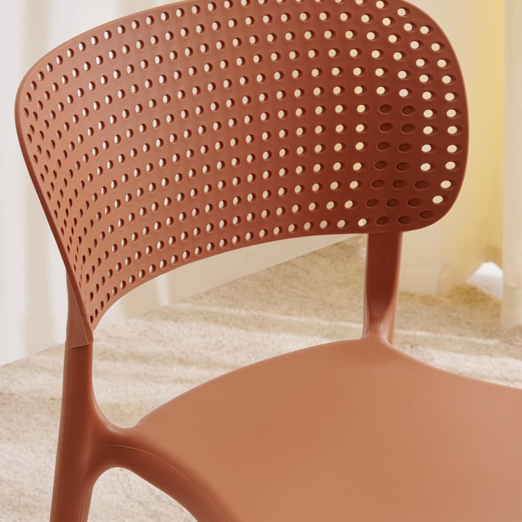 Gracia Polypropylene Chair - Rust