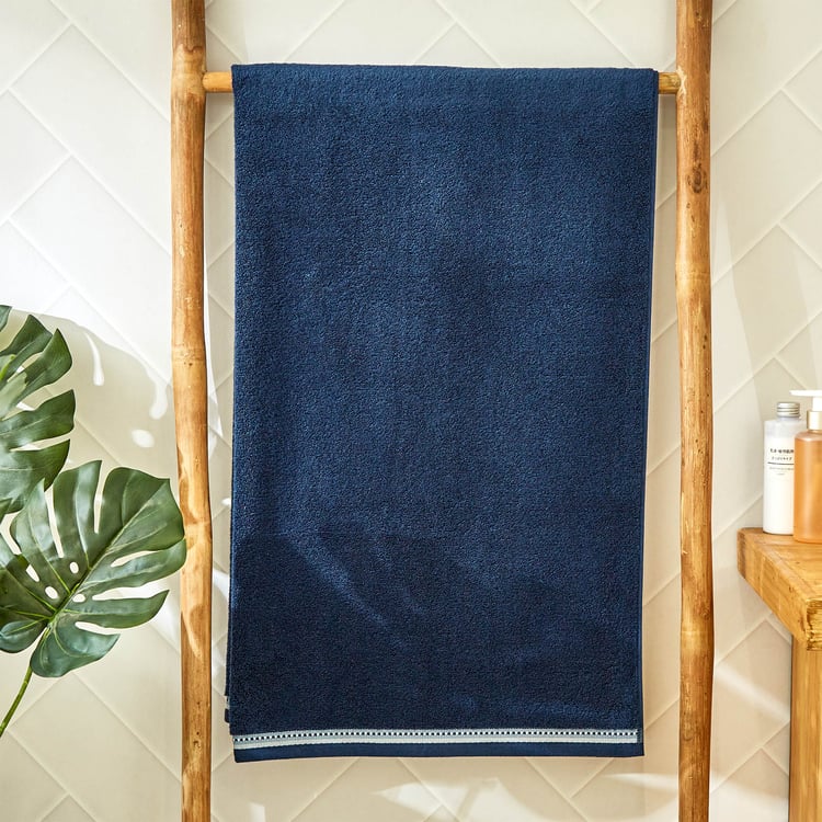 Restful Reflections Storm Cotton Bath Towel - 150x70cm