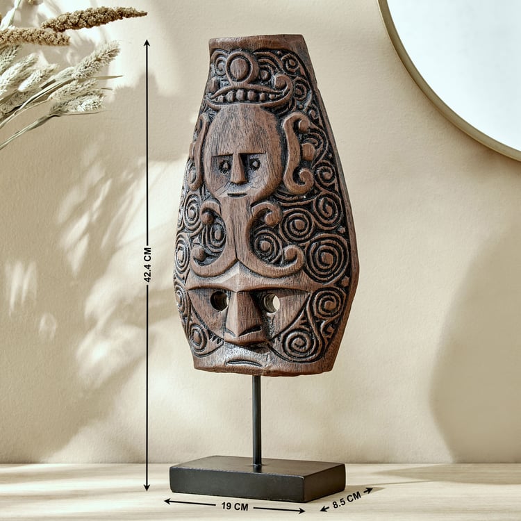 Toltec Liam Polyresin Mask Table Accent