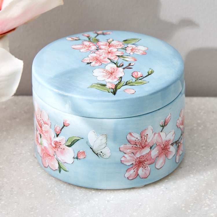 Splendid Senorita Sakura Ceramic Printed Trinket Box