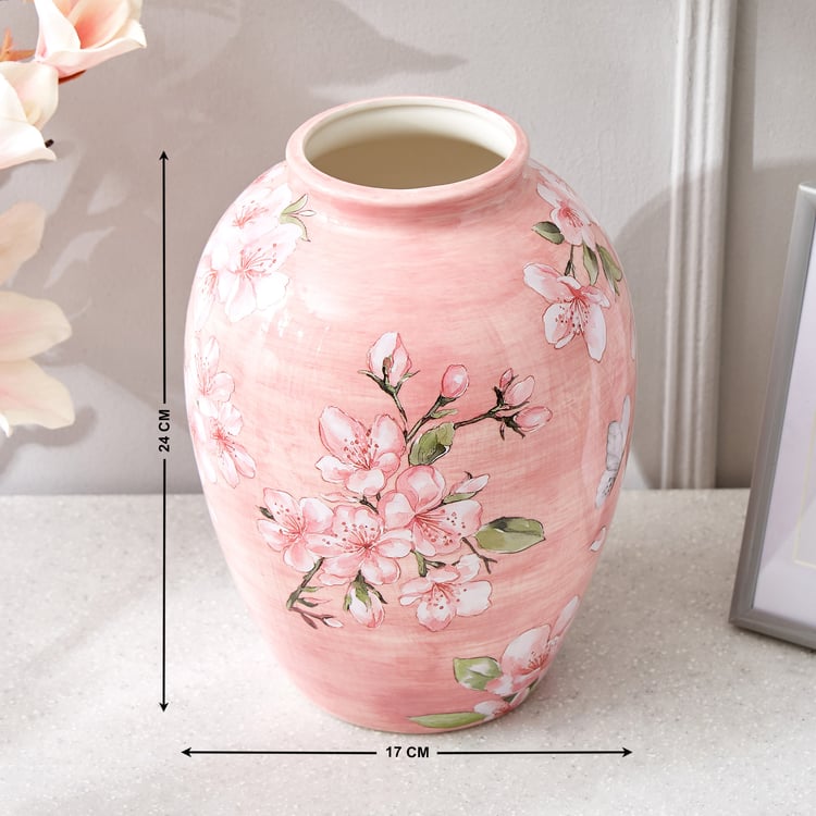 Splendid Senorita Sakura Ceramic Printed Vase