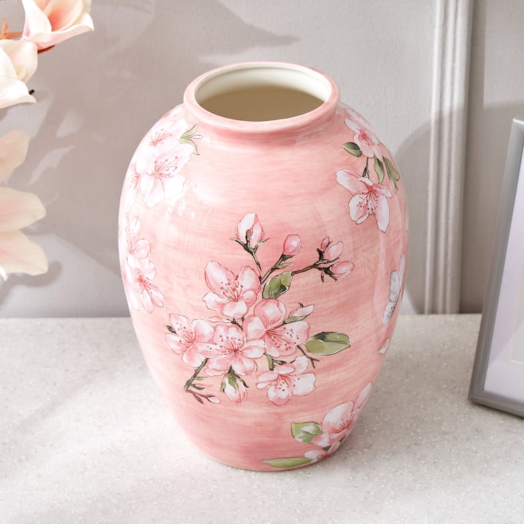 Splendid Senorita Sakura Ceramic Printed Vase