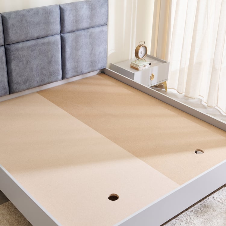 Anri King Bed - Grey