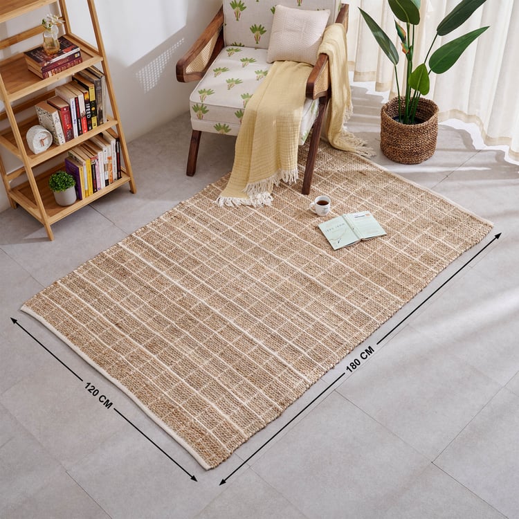 Natura Danie Jute Woven Carpet - 180x120cm