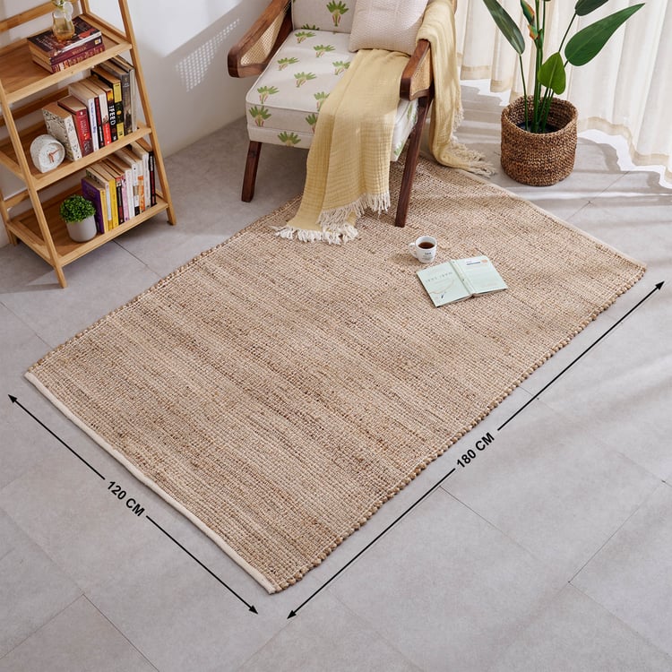 Natura Rowan Jute Woven Carpet - 180x120cm