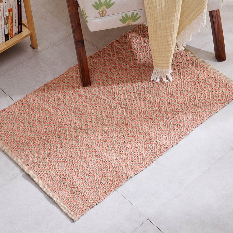 Natura Daloni Jute Woven Dhurrie - 90x60cm