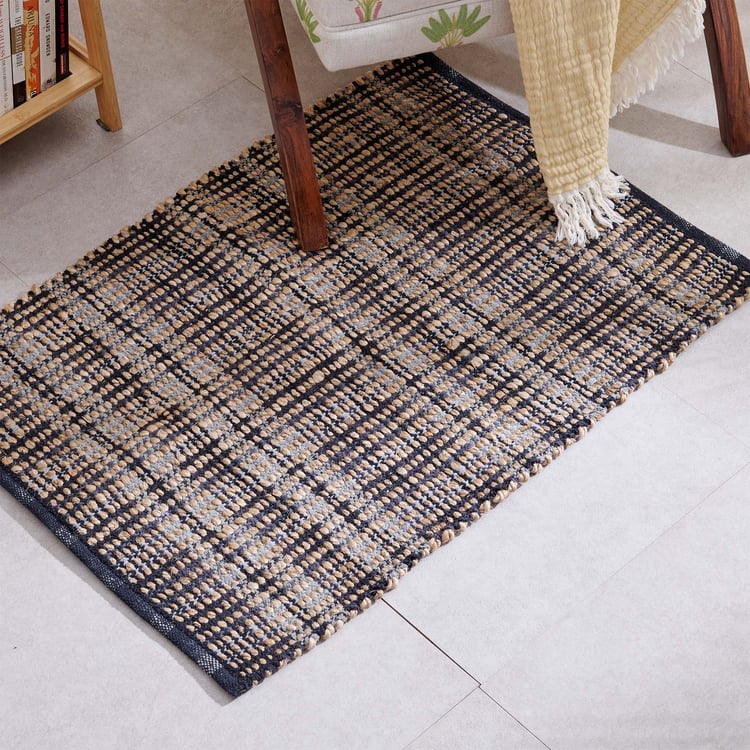 Natura Joyous Jute Woven Dhurrie - 90x60cm