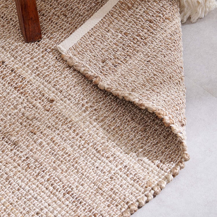 Natura Rowan Jute Woven Dhurries - 90x60cm