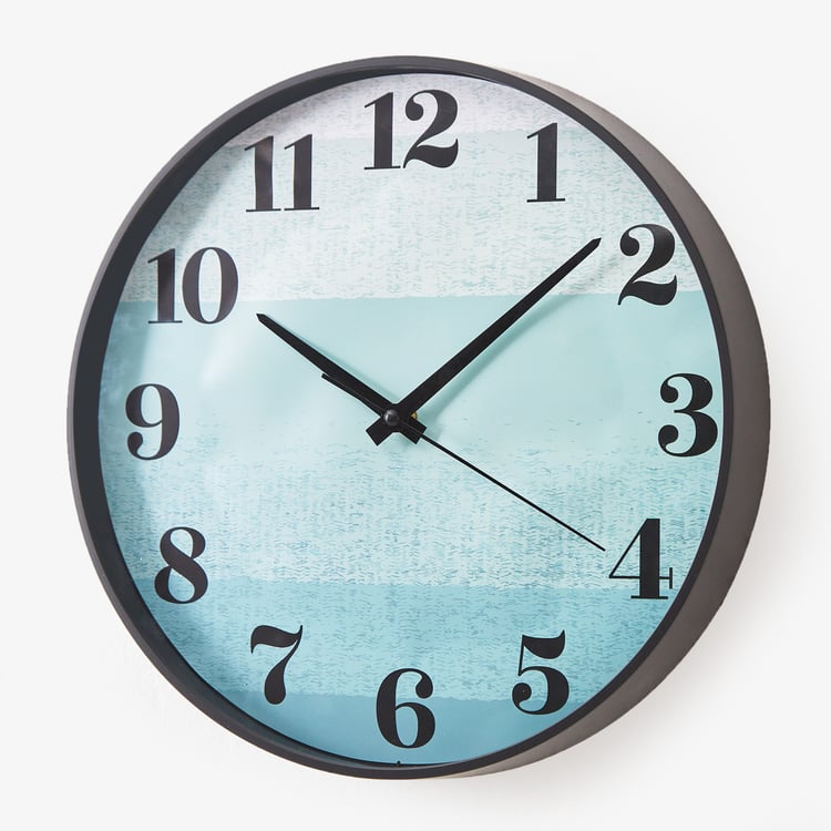 Corsica Casablanca Glass Wall Clock - 31.5cm