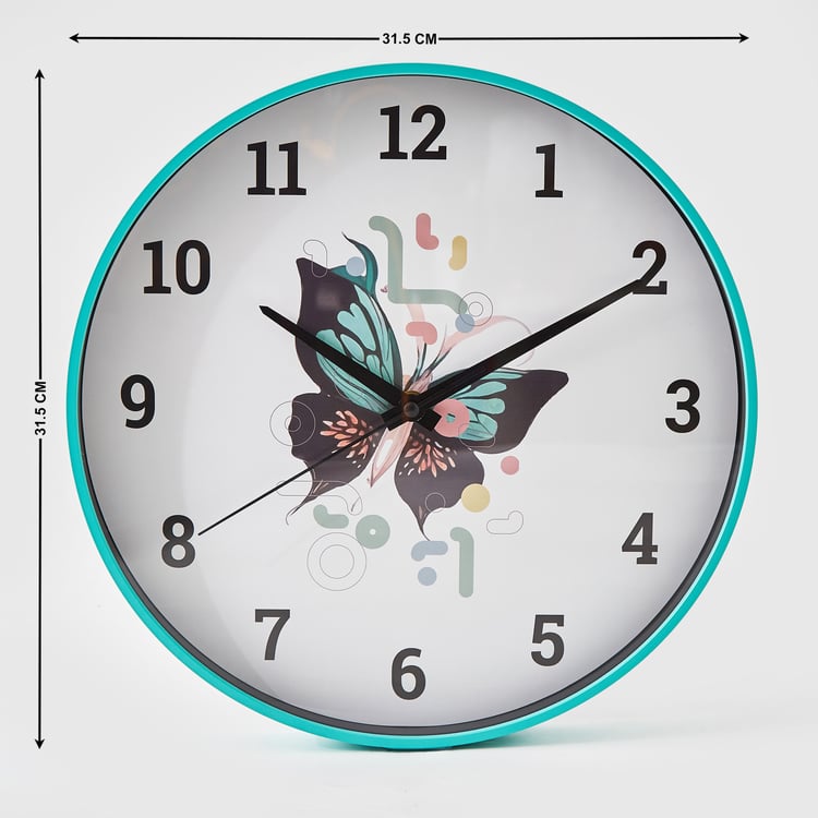 Corsica Casablanca Printed Wall Clock - 31.5cm