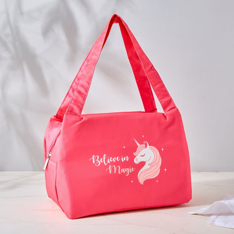 Back To School Feast Unicorn Printed Lunch Bag