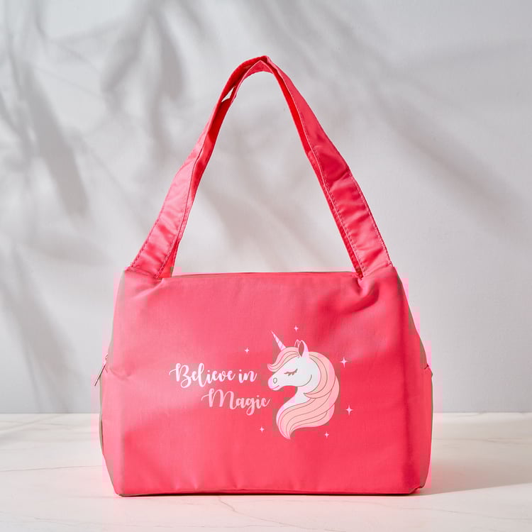 Back To School Feast Unicorn Printed Lunch Bag