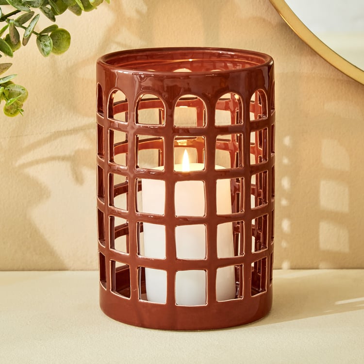 Splendid Townsquare Xian Ceramic Candle Holder