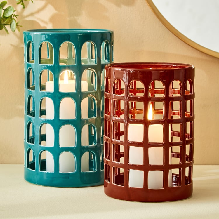 Splendid Townsquare Xian Ceramic Candle Holder