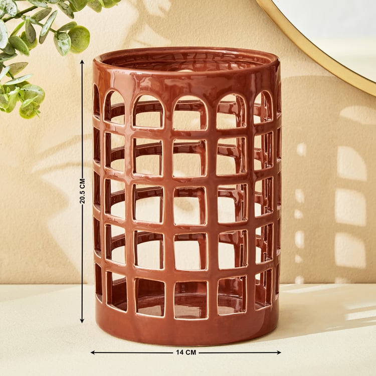 Splendid Townsquare Xian Ceramic Candle Holder