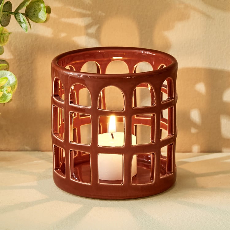 Splendid Townsquare Xian Ceramic Candle Holder