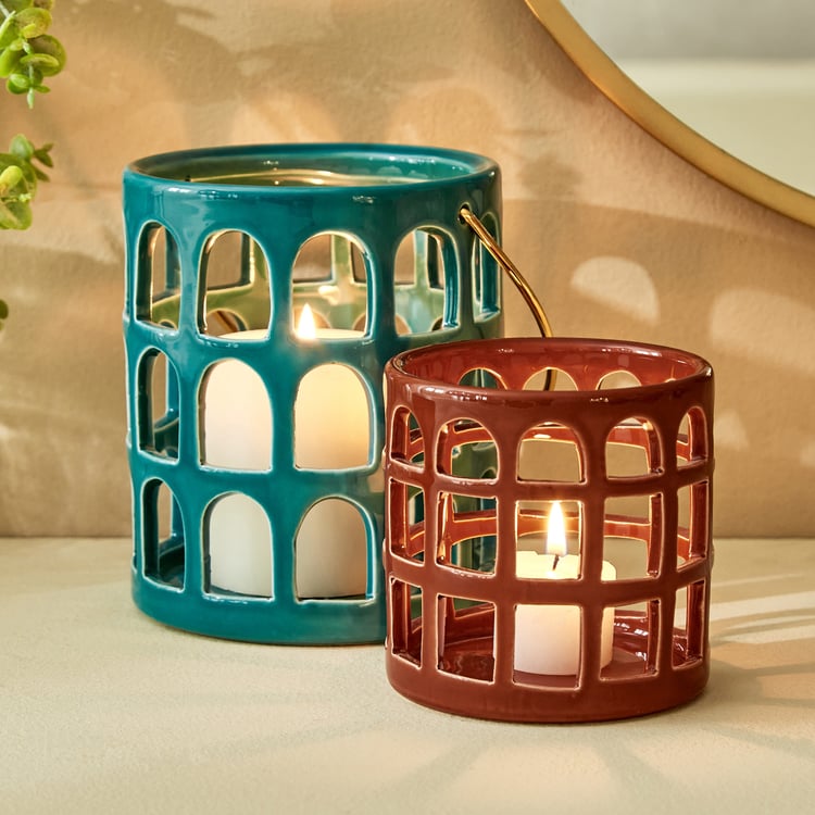 Splendid Townsquare Xian Ceramic Candle Holder