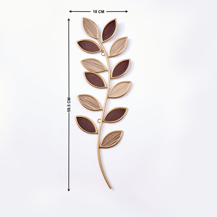 Panorama Ather Metal Leaf Wall Art