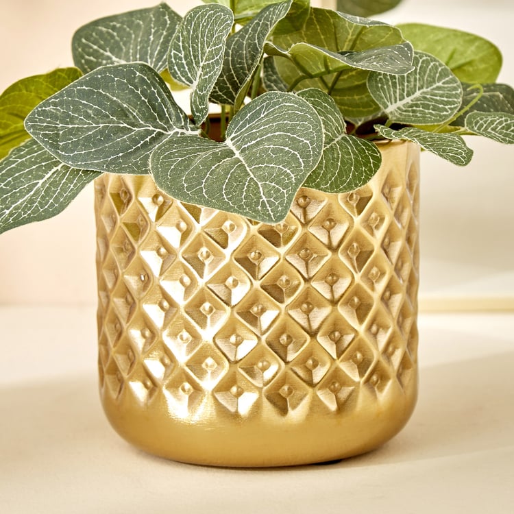 Gloria Luke Metal Planter