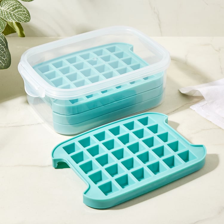 Bakers Pride Cassia 5Pcs Polypropylene Ice Cube Tray with Container