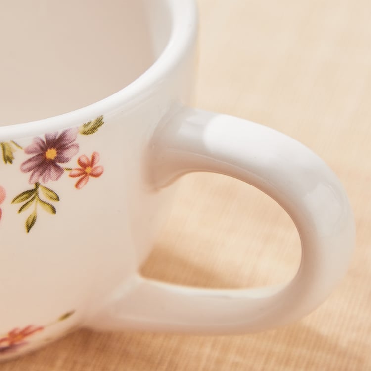 Moksha Lily Ironstone Printed Cup and Saucer - 230ml