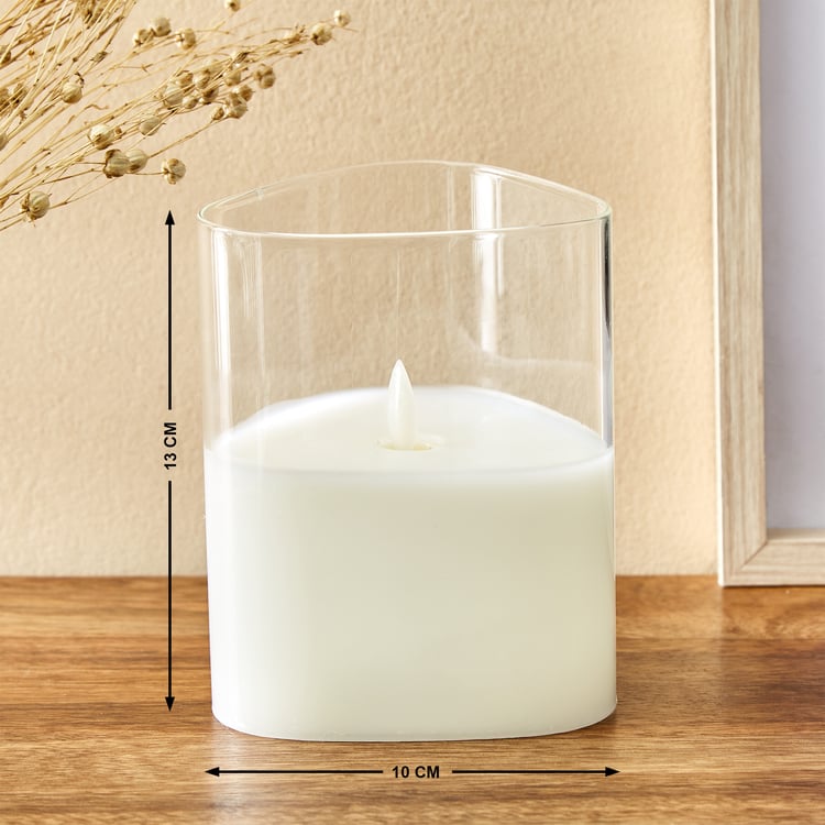 Pegasus Glass LED Candle Light