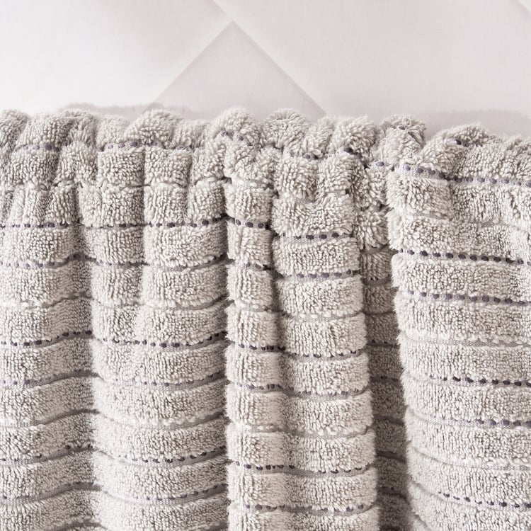 Nova Grey Whisper Set of 2 Cotton Bath Towels - 150x70cm