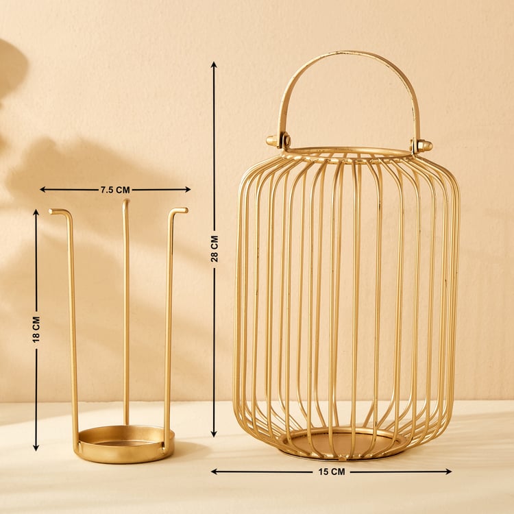 Leon Ottor Metal Wire Lantern