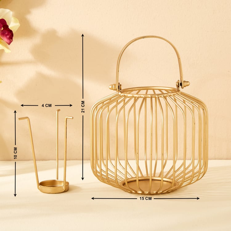 Leon Ottor Metal Wire Lantern