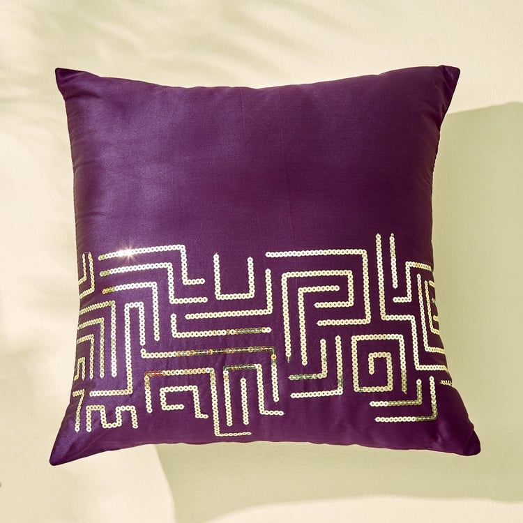 Corsica Gleam Set of 5 Embellished Cushion Covers - 40x40cm