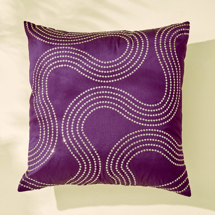 Corsica Gleam Set of 5 Embellished Cushion Covers - 40x40cm