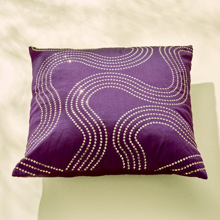 Corsica Gleam Set of 5 Embellished Cushion Covers - 40x40cm