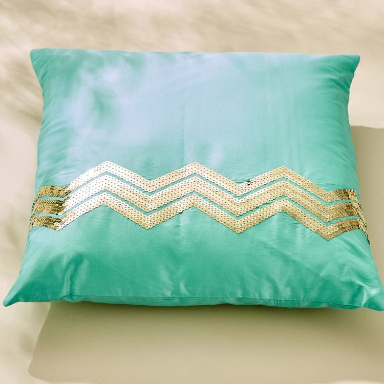 Corsica Gleam Set of 5 Embellished Cushion Covers - 40x40cm