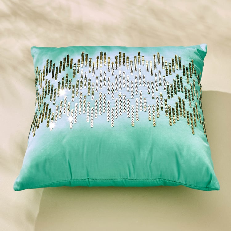 Corsica Gleam Set of 5 Embellished Cushion Covers - 40x40cm