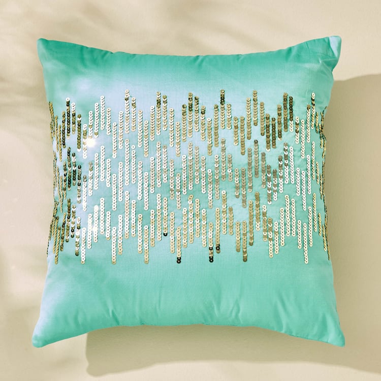 Corsica Gleam Set of 5 Embellished Cushion Covers - 40x40cm