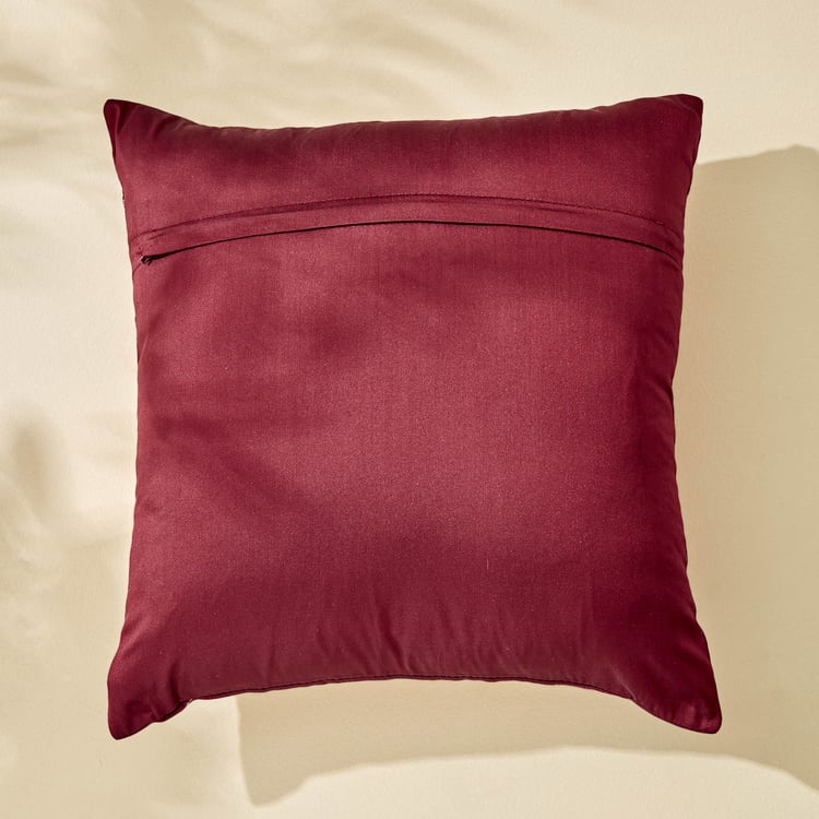 Corsica Gleam Set of 5 Embroidered Cushion Covers - 40x40cm