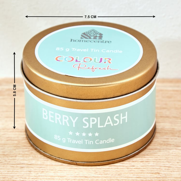 Colour Refresh Berry Splash Tin Candle