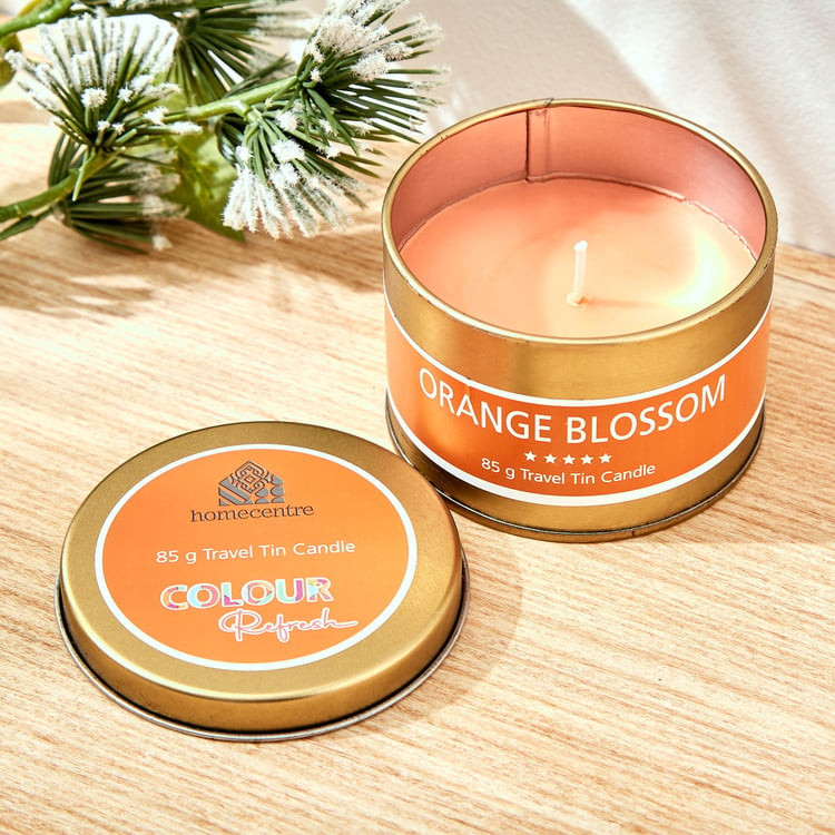 Colour Refresh Orange Blossom Tin Candle