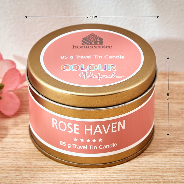 Colour Refresh Rose Haven Tin Candle