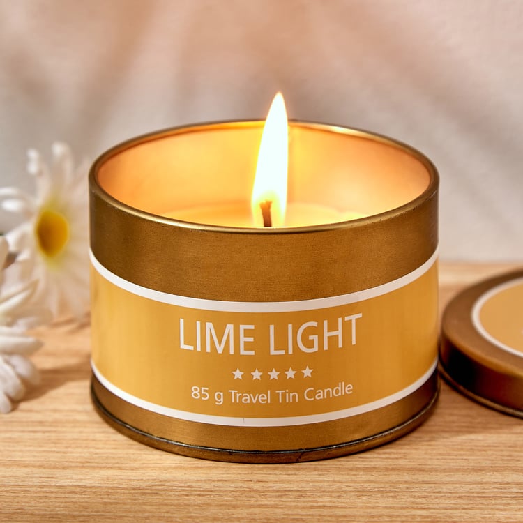 Colour Refresh Lime Light Tin Candle