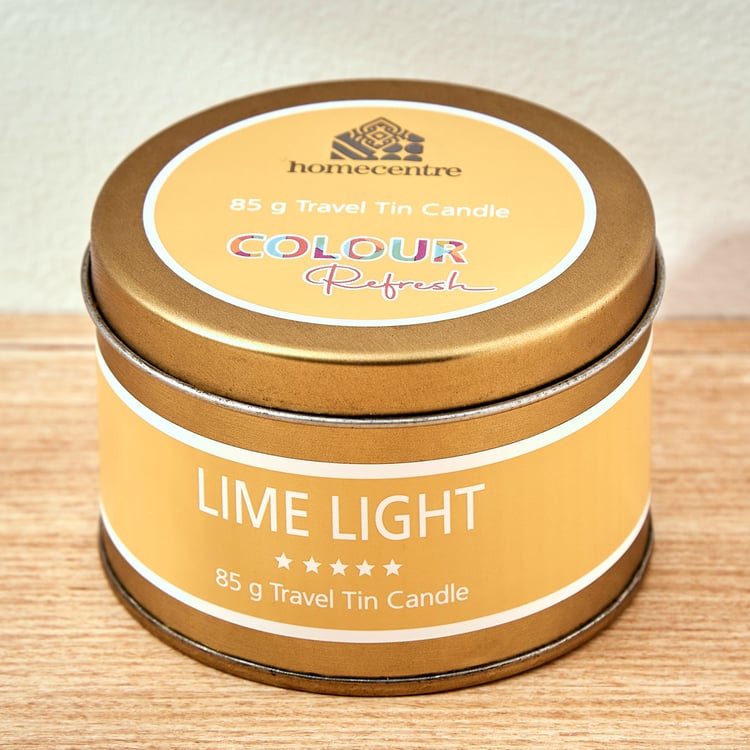 Colour Refresh Lime Light Tin Candle