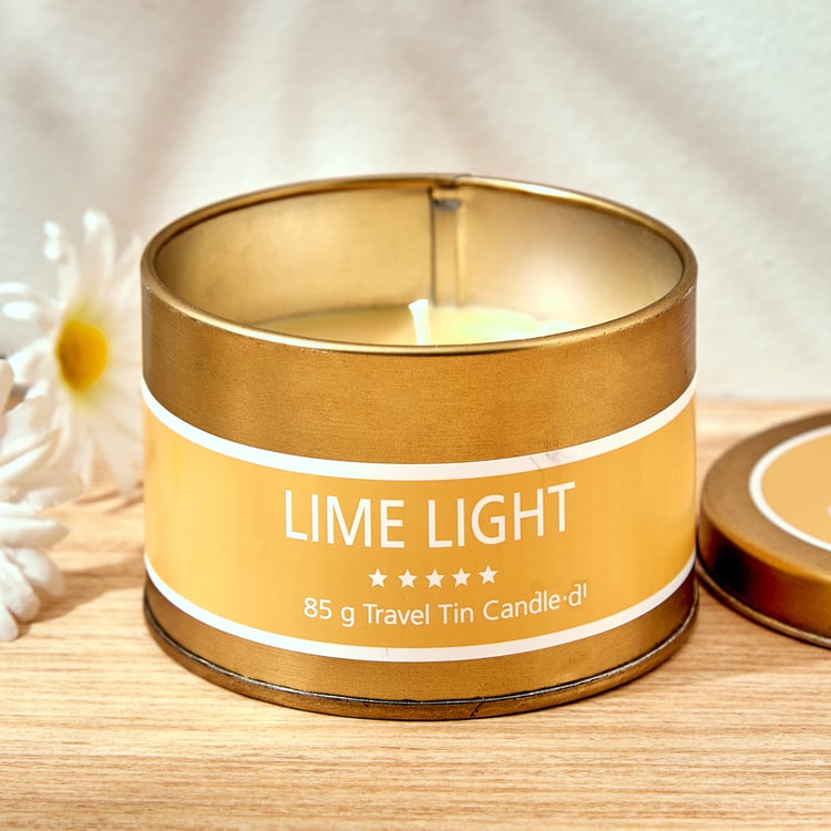 Colour Refresh Lime Light Tin Candle